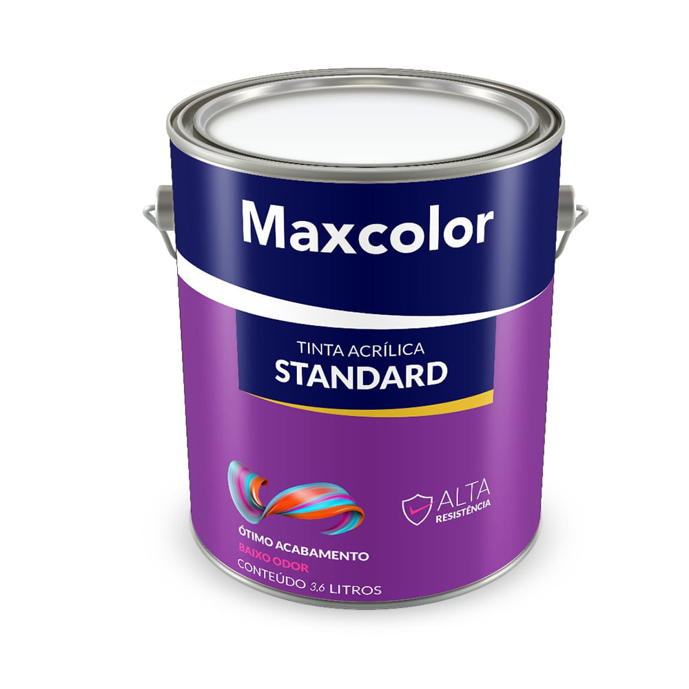 Tinta Acrílica Maxcolor Branco 3,6l - Imperio das Tintas