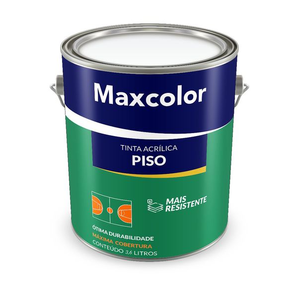 Tinta Maxcolor Piso Cinza 3,6l