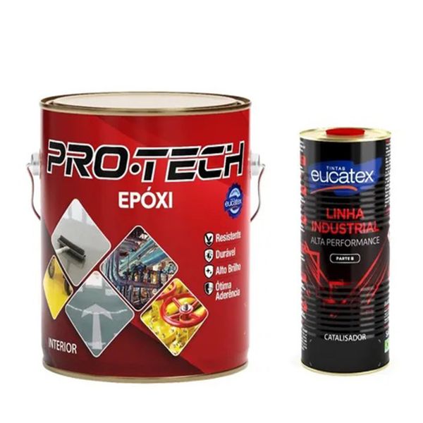 Kit Peg & Pinte Pro-Tech Epoxi Cinza Claro N6,5 (BS) 2,7l + 0,9l