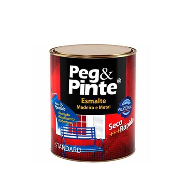 Peg & Pint Esmalte Sintetico Brilhante Marrom 900ml