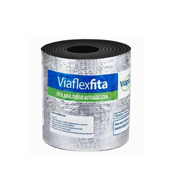Viaflex fita viapol 20cm (Manta Asfaltica)(VALOR REFERENTE AO METRO)(venda em Metros) ou a Unidade