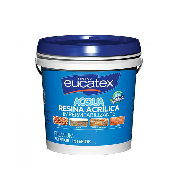 Tinta Eucatex Resina Acrílica Base Incolor 3,6l