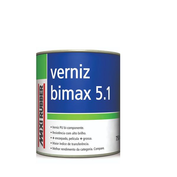 Verniz Bimax 5/1 Maxi Rubber 750ml
